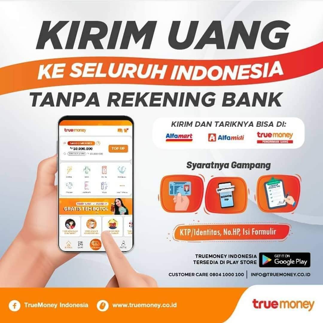 Layanan Kirim Uang Truemoney Indonesia Di Alfamart/Alfamidi | Truemoney