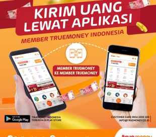 Kirim Uang Dari Aplikasi MEMBER TrueMoney Indonesia Ke Sesama Anggota TrueMoney Indonesia