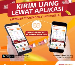 Send Money From TrueMoney Indonesia MEMBER Application To Fellow TrueMoney Indonesia Members