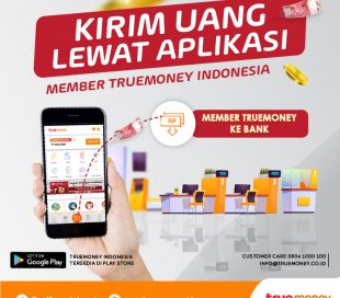 Send Money From the TrueMoney Indonesia MEMBER Application to the Bank