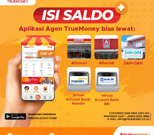 Top up balance TrueMoney Indonesia application (AGENT)