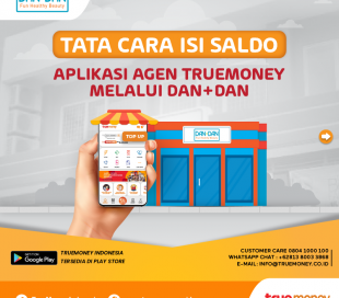 Isi Saldo Aplikasi TrueMoney Indonesia melalui Toko DAN+DAN (AGEN)