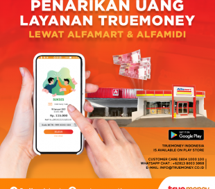 Penarikan Uang Layanan TrueMoney Lewat Alfamart/Alfamidi