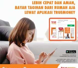 Paying bills faster and safer from home, through the TrueMoney application