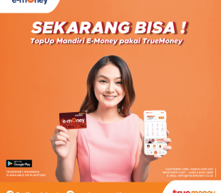 Top Up Mandiri e-Money Pakai Aplikasi TrueMoney Indonesia