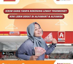 Kirim Uang Ke Seluruh Indonesia Tanpa Rekening Bank Lewat Alfamart/Alfamidi