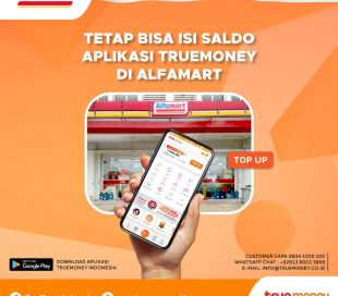 Isi Saldo Aplikasi TrueMoney Indonesia di Alfamart