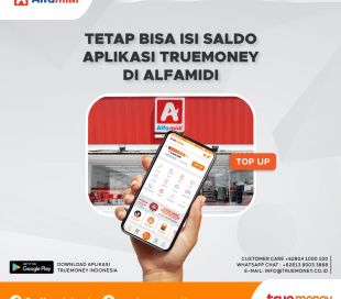Isi Saldo Aplikasi TrueMoney Indonesia di Alfamidi