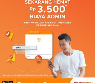 Only Rp 5000 Admin Fee Send Money To Bank Via TrueMoney Indonesia Application