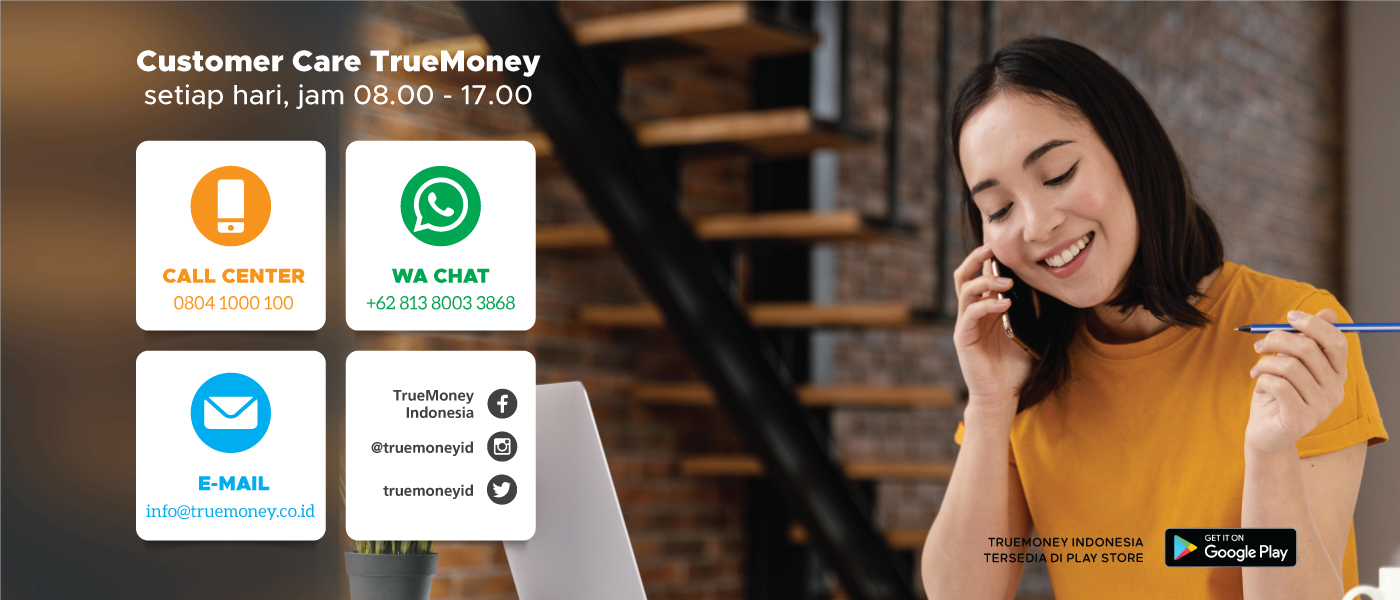 Send money To All of Indonesia No Account | Truemoney